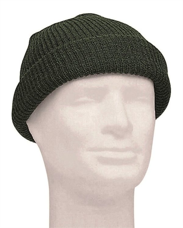Berretto tipo americano MIL-TEC di colore verde 100% lana