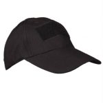 Cappello tipo baseball  MIL-TEC nero con 3 portapatch