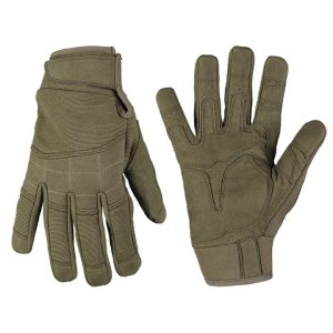 Guanti Tattici Assault MIL-TEC di colore verde OD