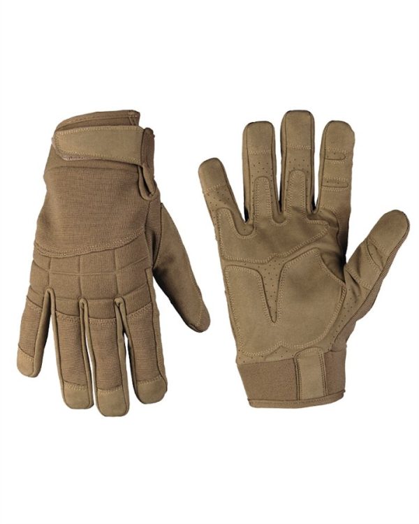 Guanti Tattici Miltec di colore khaki