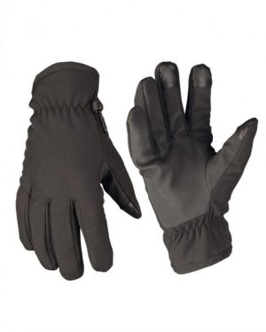 Guanti softshell MILTEC neri Thinsulate