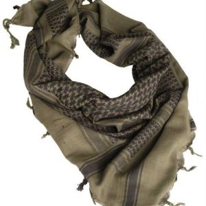 Sciarpa a rete in cotone  coyote, 190 x 90cm