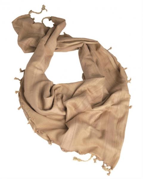 Sciarpa kefiah shemag militare MIL TEC di colore coyote tan