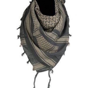 Sciarpa a rete in cotone  coyote, 190 x 90cm