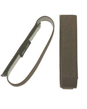Elastici per caviglia pantaloni con velcro verde (paio)