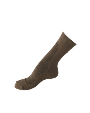 Calze tecniche corte coolmax MIL-TEC 4 stagioni di colore verde
