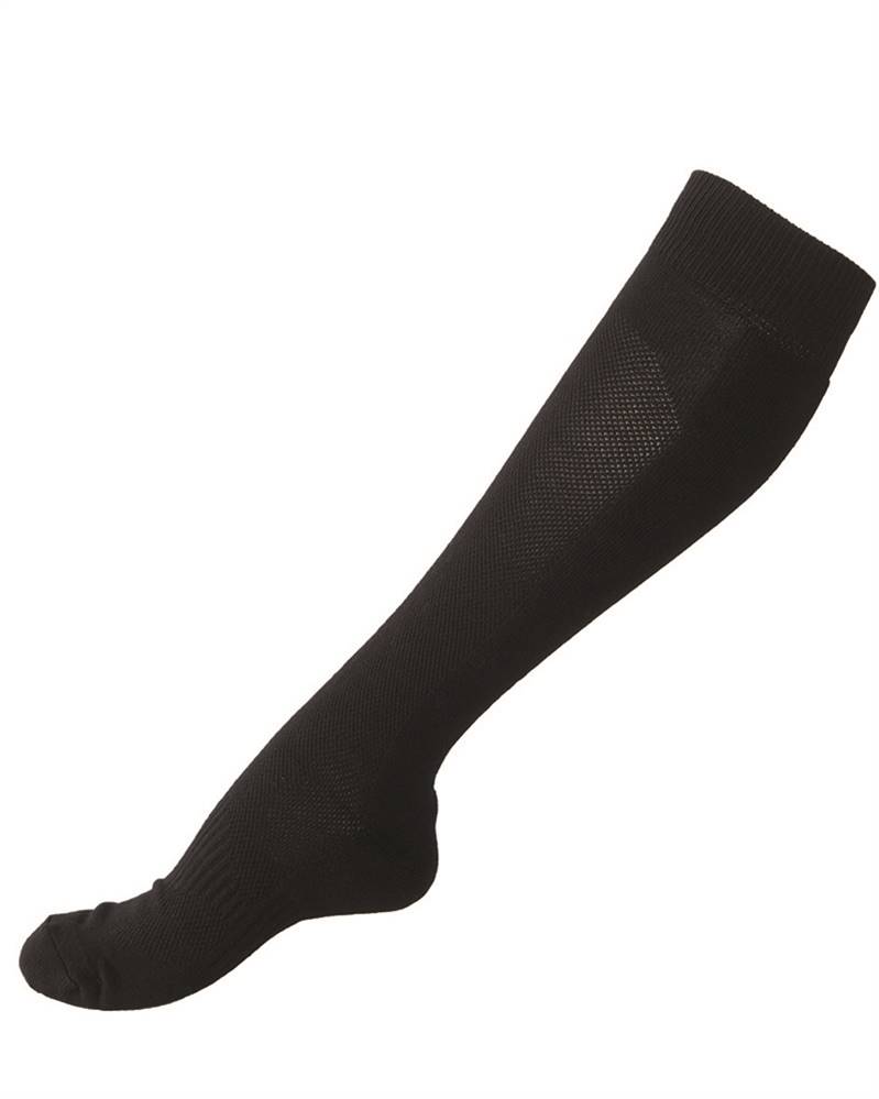 Calze tecniche lunghe coolmax MIL-TEC 4 stagioni di colore nero