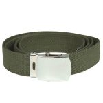 Cintura Militare in canapa di colore verde  40 mm