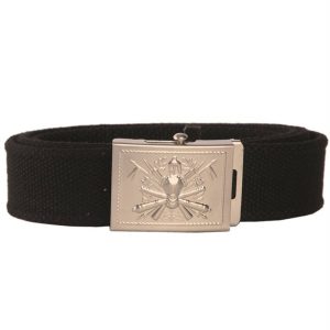 Cintura Militare in canapa di colore verde  40 mm