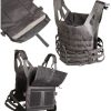 Gilet Portapiastra Mil-tec Gen.II Nero