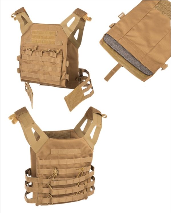 Gilet Portapiastra Mil-tec Gen.II Coyote