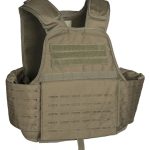 Gilet tattico MIL-TEC con portapiastre di colore coyote tan