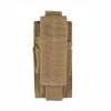Portacaricatore da pistola singolo MIL-TEC di colore coyote tan