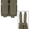 Portacaricatore da pistola doppio MIL-TEC di colore verde