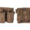 Portacaricatore rapido doppio a 4 posti  dark coyote