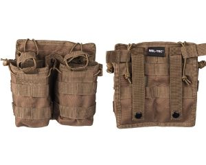 Portacaricatore rapido doppio a 4 posti  dark coyote