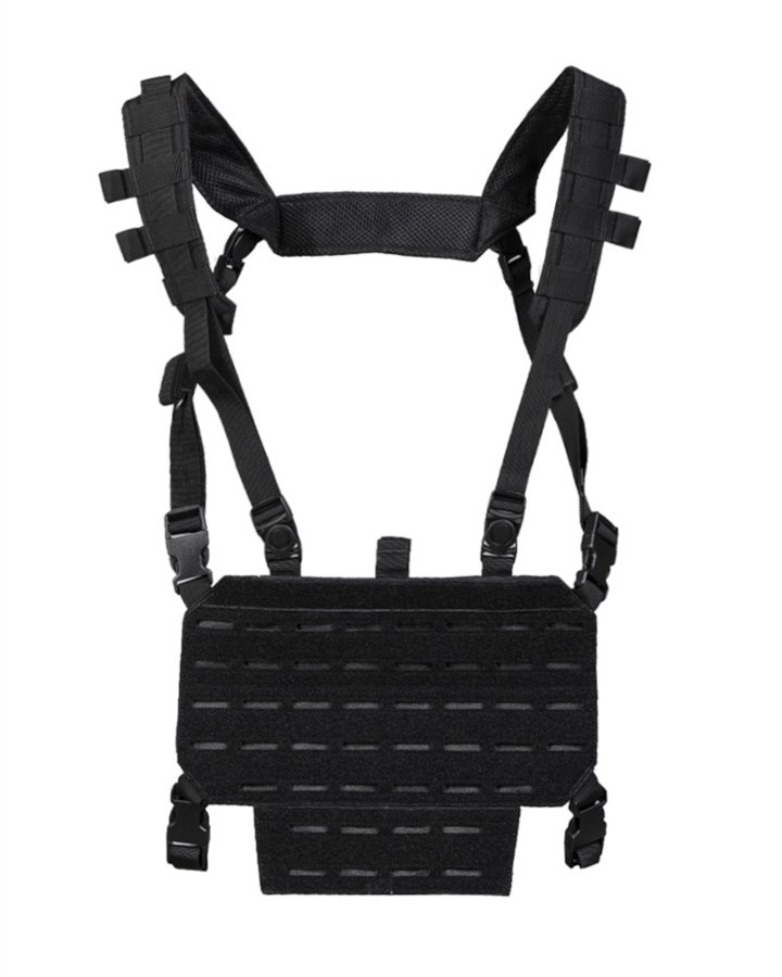 Chest Rig mollesystem leggero MIL-TEC di colore nero