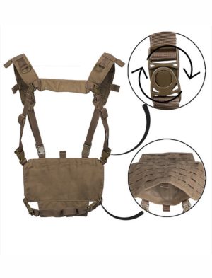 Chest Rig mollesystem leggero MIL-TEC  dark coyote