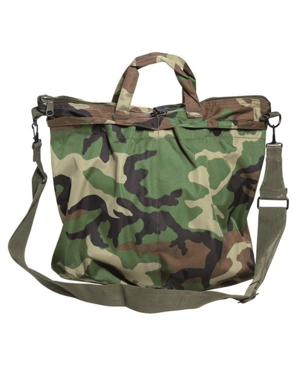 images Borsa Portacasco militare MIL-TEC mimetico woodland