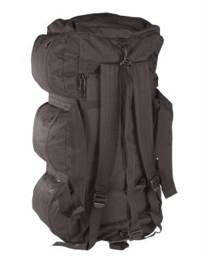 Borsa da viaggio Miltec di colore nero capacità 98 litri