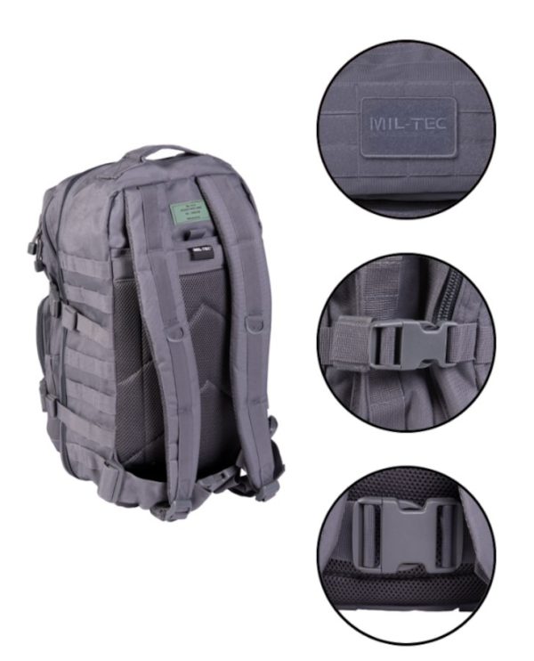 Zaino Militare Assault MIL-TEC da 50 litri  Urban Gray