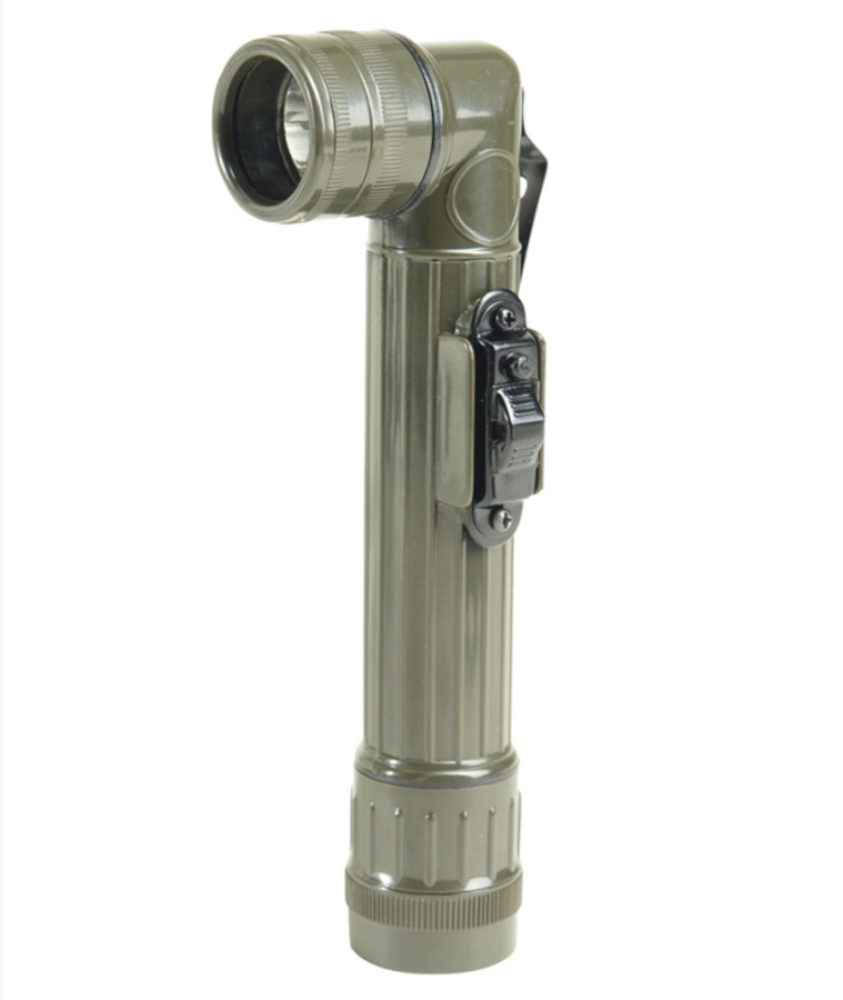 Torcia militare angolare  Mil-tec a led di colore verde