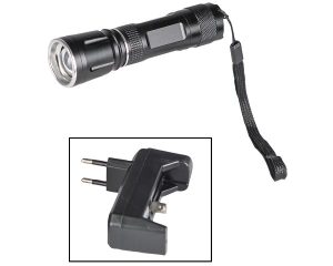 Torcia tattica a led ricaricabile Miltec