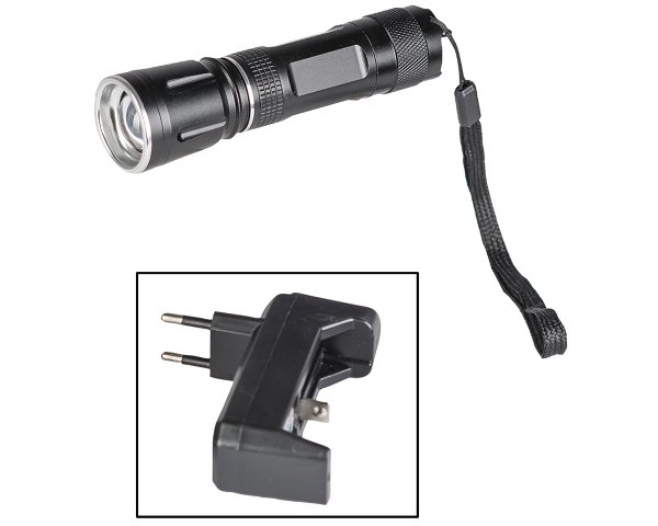 images Torcia tattica a led ricaricabile Miltec