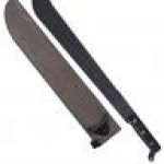 Machete "Kongo" nero con fodero in nylon