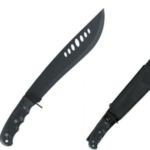Machete "Kongo" nero con fodero in nylon