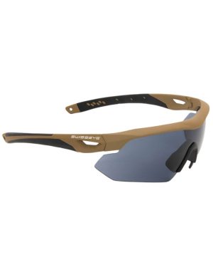Occhiali balistici tattici SWISS EYE® Nighthawk di colore tan