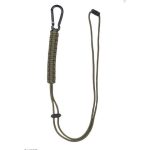 images Cordoncino paracord verde con moschettone