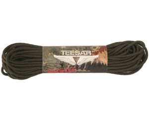 Funicella paracord Teesar made in USA 16 mt di colore verde