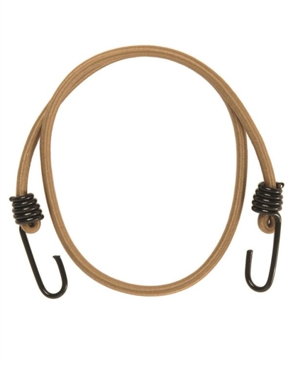 Corde elastiche (ragno) in Latex coyote tan (coppia)