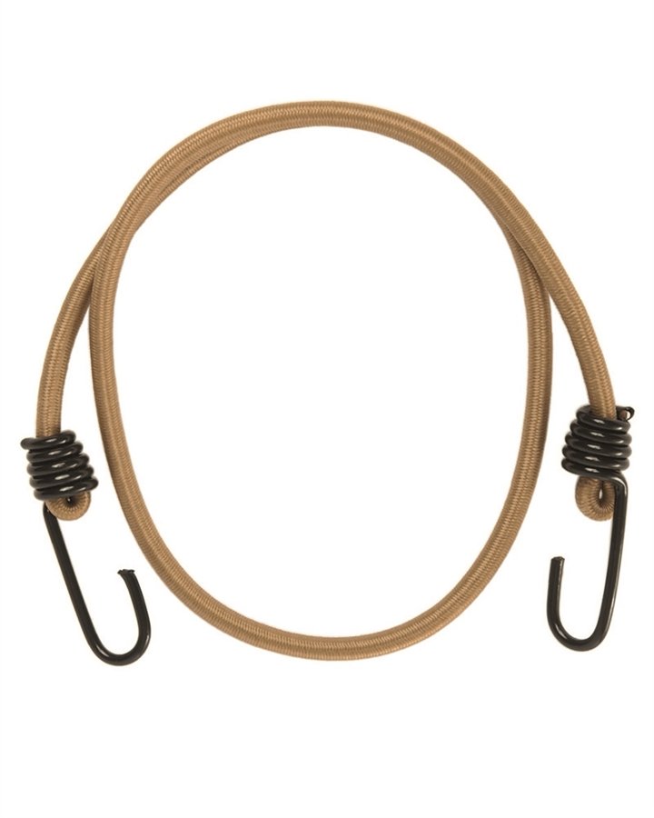 Corde elastiche (ragno) in Latex coyote tan (coppia)