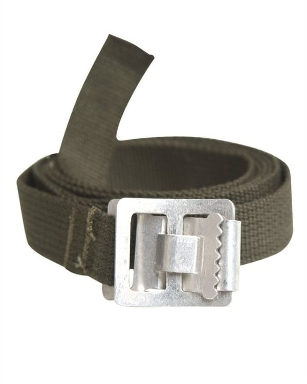 Cinghia da fissaggio verde cm 130 con fibbia metallica
