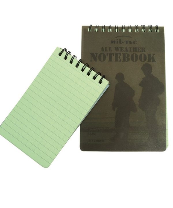 Blocco Note  impermeabile a quadretti 10 x15 cm
