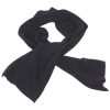 Sciarpa in pile 160 x 25 cm nera