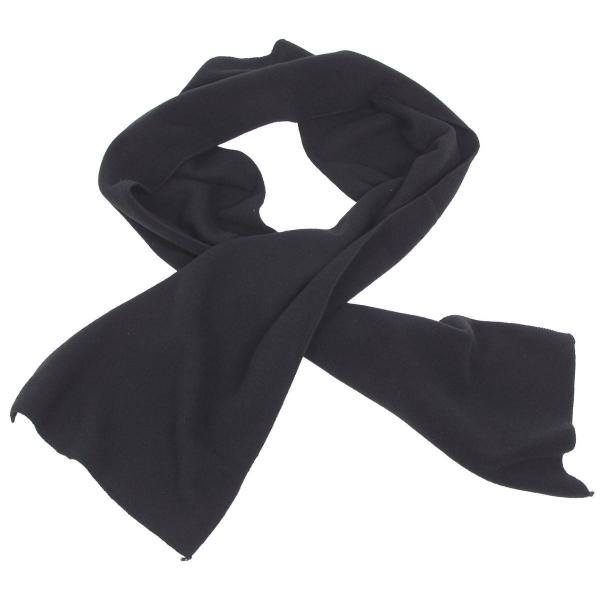 Sciarpa in pile 160 x 25 cm nera