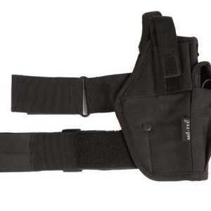 Portatorcia cilindrico in cordura MFH di colore nero