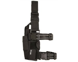 Fondina regolabile in cordura nera