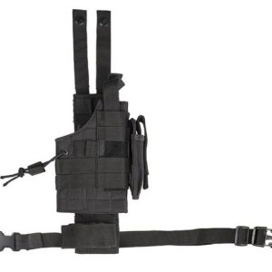 Portatorcia cilindrico in cordura MFH di colore nero