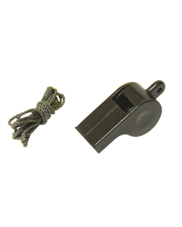 Fischietto militare MIL-TEC in plastica di colore verde