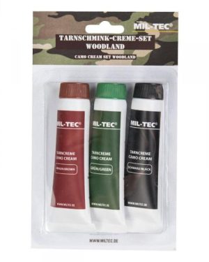 Set camouflage, woodland 3 colori