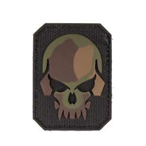 Patch PVC teschio camo 3D