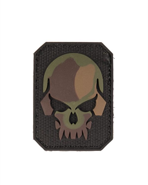 Patch PVC teschio camo 3D