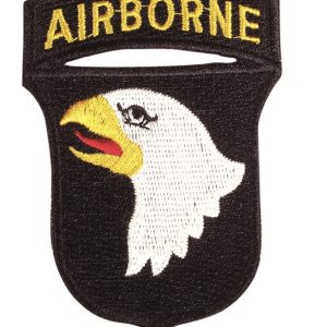 Patch americana "101 DIV AIRBORNE" in tessuto