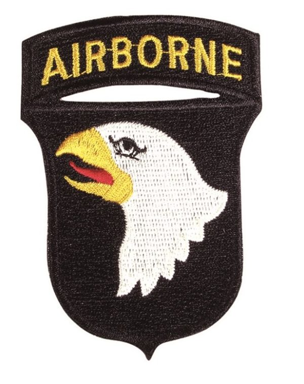 Patch americana "101 DIV AIRBORNE" in tessuto