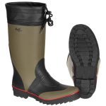 Stivali in gomma Fox Outdoor di colore verde e nero