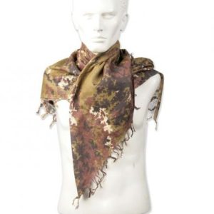 Sciarpa a rete in cotone  coyote, 190 x 90cm